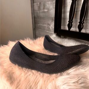 All Birds wool Women's Black Tree Breezer Knit Flats - Lightweight Comfort